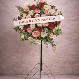 3 Renk Ferforje Çelenk - 1