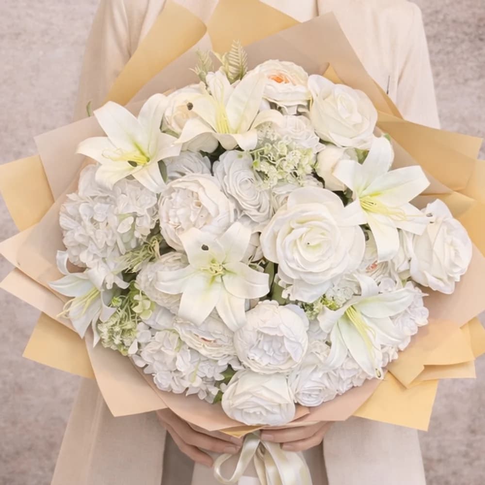 Yapay Karışık Çiçek Buketi - 2