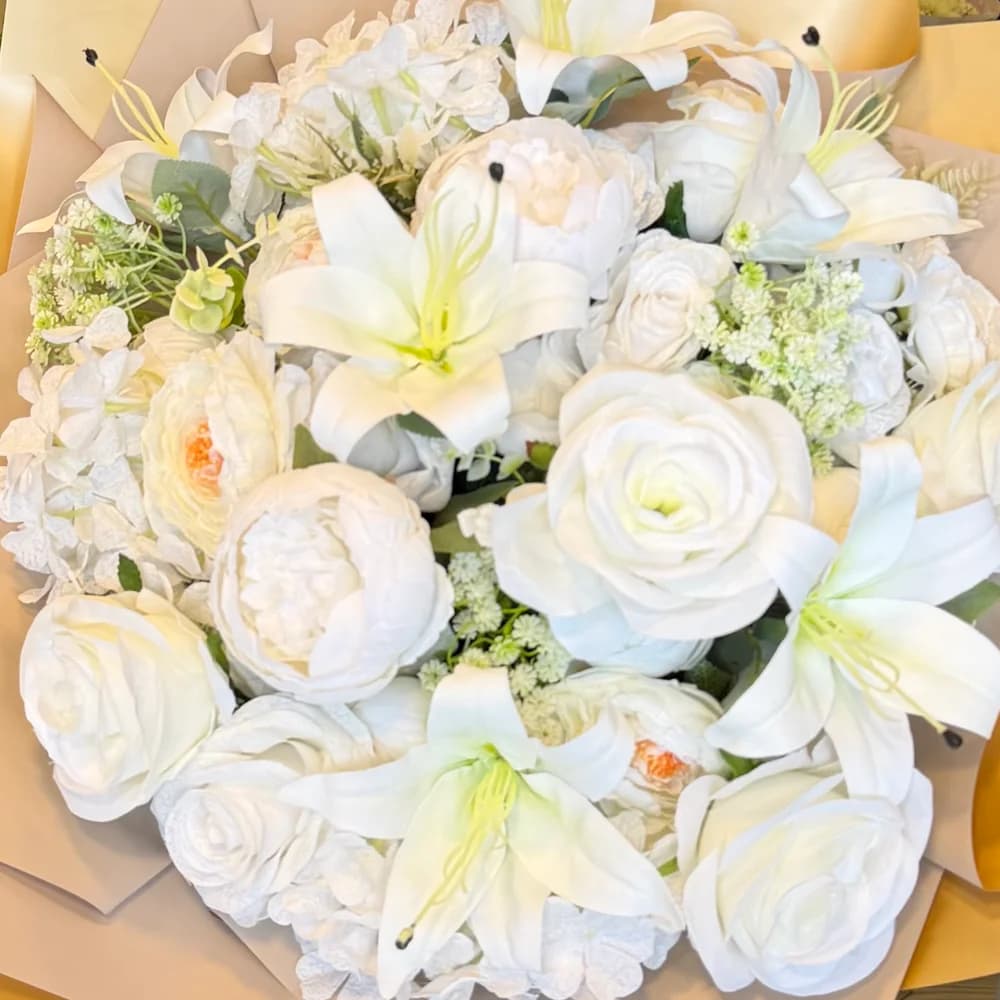 Yapay Karışık Çiçek Buketi - 3