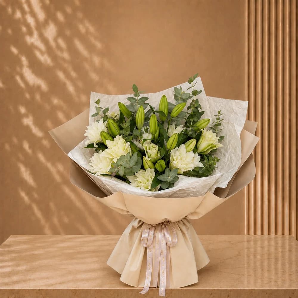 White Lily Bouquet